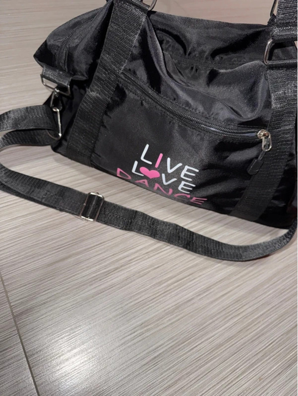 Large Live Love Dance Duffel Bag